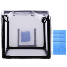 Airbrush Paint Sprays Booth,with Filter & Curtain 15 Inch Portable Sprays Paint Booth Tool, Tool for DIY Projects