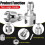 Pipe Thread Cutting Tool Integrated Internal & External Pipe Threading Tool Electric Drill for PVC Pipe Threader Kit 7