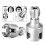 Pipe Thread Cutting Tool Integrated Internal & External Pipe Threading Tool Electric Drill for PVC Pipe Threader Kit 8