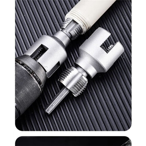 Pipe Thread Cutting Tool Integrated Internal & External Pipe Threading Tool Electric Drill for PVC Pipe Threader Kit 2