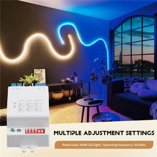 5.8GHz Microwave  Sensor  Controller 5-8m Human Body Induction /Off AC220-240V LED Light Sensor 2