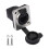 RJ45 Waterproof Network Connector with Rubber Cover D Type Panel Mount Socket RJ45 Ethernet Connector 90 Degree 1