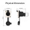 RJ45 Waterproof Network Connector with Rubber Cover D Type Panel Mount Socket RJ45 Ethernet Connector 90 Degree 6