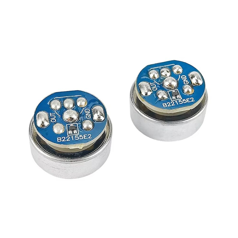 2Pcs 16Mm Electret Condenser Microphone Web Celebrity Anchor Microphone Unidirectional Mic With Circuit Board For Audio 6032742717162