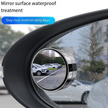 1 Paar 360 Graden Auto Dodehoekspiegel Verstelbare Convexe Achteruitkijkspiegel Parkeerhulp