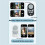 Universal Zoom Multi-Function Remote Control  Mobile Phone Selfie Stick for Video Likes E-Book White 9
