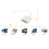 Adapter DVI, Dual Link Active Adapter USB  to 2560x1600 White 5