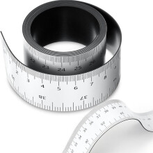 2 Pack 39.37 Inch Magnetic Measuring Tape Centimeters Magnetic Flexible Rulers Magnetic Tape Measure,Suitable for Lathes