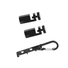 Square Auxiliary Jig with Holder and Carabiner Stair Guages Knobs Tool Tall Stair Gauges for Framing Square