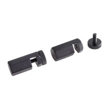 Square Auxiliary Jig with Holder and Carabiner Stair Guages Knobs Tool Tall Stair Gauges for Framing Square