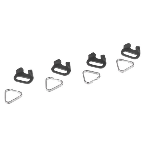 4 Set Camera Strap Buckle, Split Triangle Ring Replacement, Durable Belt Hook for Digital Camera Shoulder Straps 1