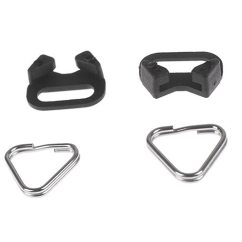 4 Set Camera Strap Buckle, Split Triangle  Replacement, Durable Belt Hook for Digital Camera Shoulder Straps