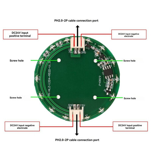 24V 5A Touch Sensor Module for Making  LED Touch Sensitive  Epoxy River Table with Cable 1