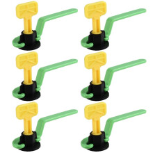 45PCS Ceramic Leveler Kit Floor Tile Leveling System Clips Spacers for Tile Laying Wall Fixing Construction Tools