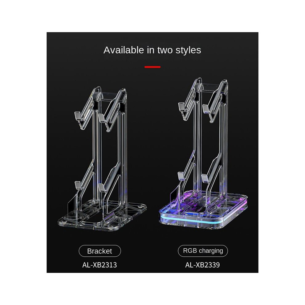For Ps5/Ps4/ / Dual Layer Game Console Handle Universal Bracket With Rgb Lighting Effect 6031418283154