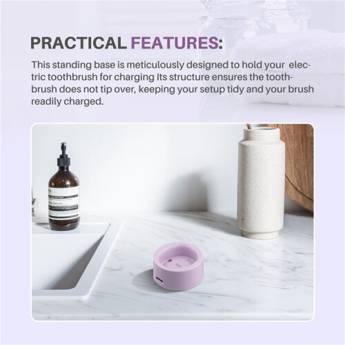 Sweeping Vibration Electric Toothbrush Charging Standing Base Storage Stand for  Lftb01-P 2