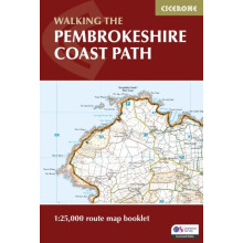 Pembrokeshire Coast Path Map Booklet Paperback Book