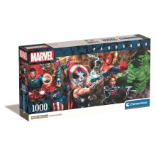 Puzzle Panorama 1000 palasta - CLEMENTONI - MARVEL - Juliste mukana - Monivärinen - Aikuisille