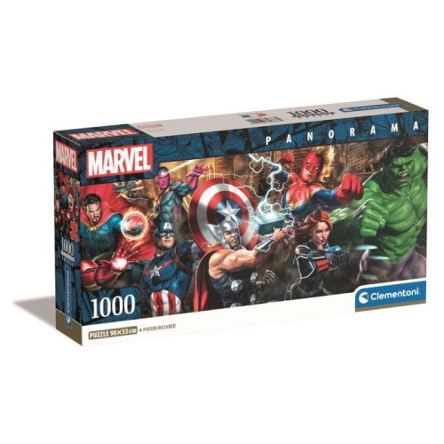 Clementoni Puslespil 1000 Panorama Avengers