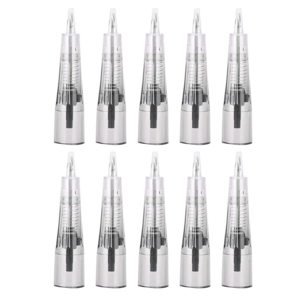 Disposable Eyebrow Tattoo Needles Sharp And Elastic Micropigmentation Pen Sterilized Needles With Safety Membrane Painless Eyebrow Line For Cordless