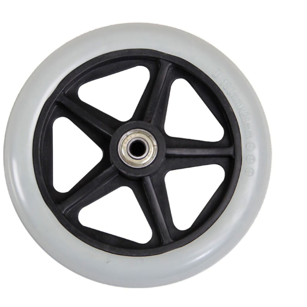 6 Inch PVC Wheelchair Front Wheel, 15cm Diameter, Durable Casters