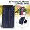 10 W 18 V Solarladegerät halbflexibel schwarz 4