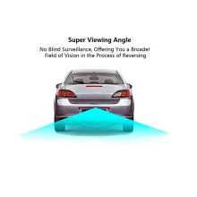 Rear View Camera Wide Degree 4.3inch TFT LCD Display or Monitor Waterproof Night Vision Reversing Backup, Monitor