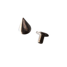 20pcs Cone Spikes Screw Back Goujons pour le bricolage Leathercraft - Convient pour la decoration sur vos sacs de bricolage, Bracelets en cuir,