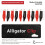 20 Pcs Black Red Soft Plastic Coated Testing Probe Alligator Test Clip 2