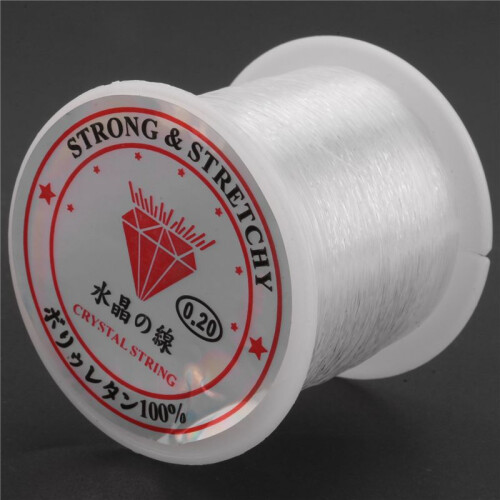 0.2mm Diameter Clear Nylon Fish Fishing  Spool Beading String