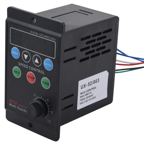Ux-52 Digital Display Motor Speed Controller Motor Governor Soft Start Tools 220V Ac 6W-400W 2