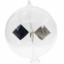 Klar Solar Power Radiometer Sonne Licht Spinn Fahnen Glas Radiometer Wissenschaft Pädagogische Licht Mühle