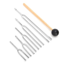 128 Hz 256 Hz 512 Hz 1024 Hz 2048 Hz Diapason en Alliage D'Aluminium Ensemble D'Outils de GuéRison Sonore Diapason Ensemble D'Outils de GuéRison