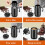 Hand-Washed Coffee Cup Hand-Washed Dripping Insulation Coffee Cup Portable Coffee Brewing Set 4