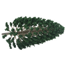 10 PièCes Pins 1:25 Train ModèLe Bâtiment Ferroviaire Arbre ModèLe Vert pour éChelle O G 1/25 Mise en Page de Chemin de Fer Diorama Paysage