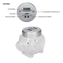 Money Bank for Adults Money Saving Box Savings Bank Desk Decor Savings Box Digital Counting Storage Box Money Bank