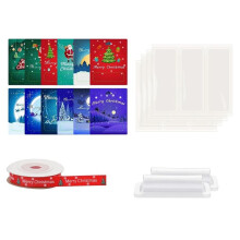 12 Stuks Kerstgeldhouders voor Contant Geld, Grappige Kerstkaarten, Ornamenten met Deksel voor Kerstversieringen