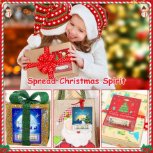 12 PCS Christmas Money Holders for Cash Funny Christmas Cards Ornaments with Cover for Christmas Decorations