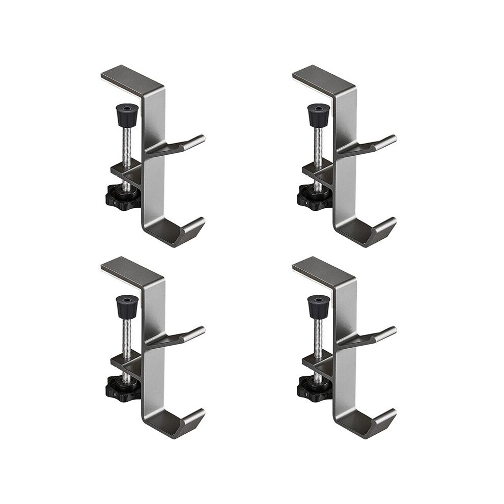Adjustable 2-In-1 Mantel Hook, Equipped With Double Hooks For Hanging Socks And Garlands, Rust-Proof Metal, 4 Pcs. B 4712950972974
