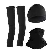 Protezione UV Protezione per Collo Ghetta per Viso Manicotti per Braccio di Raffreddamento in Seta Ghiacciata Set Cappucci per Teschi per Donna Uomo