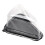 100Pcs Cake Slice Plastic Clear Cupcake Container Cheesecake Box with Blister Box with Black Bottom 2
