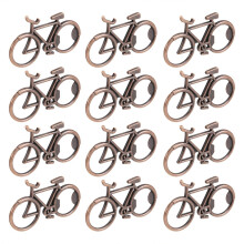 12 Pcs Bicycle Bottle Opener for Wedding Party Souvenir Gift,Metal Beer Bottle Opener Party Favors Gifts(Antique Bronze)