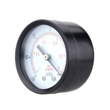 0 ~ -30inHg  0 ~ -1bar  cadran Manometre de pression d’air barometre metre a echelle double cadran noir axial