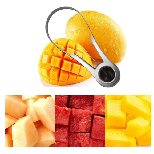 Stainless Steel Fruit Cutter Corer Dicer Fruit Slicer Multifunctional Fruit Core Removal Tool 2