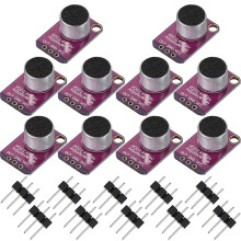 10 PCS Electret Microphone Amplifier Adjustable MAX4466 Module Microphone Preamplifier Breakout Board for