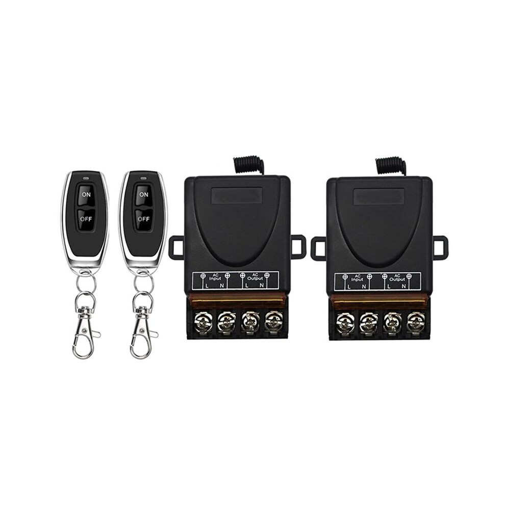 Ac 220V 30A 433Mhz 1Ch Wireless Remote Control Rf Relay Receiver + /Off Transmitter 6134130639947