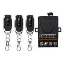 AC 220V 30A 1CH 433MHz Wireless Remote Control RF Relay Receiver + /Off Transmitter