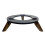 Solid Wood Base Thickened Nonslip Solid Wood Desktop Shock-Absorbing Audio Stand for  Kardon Aura Studio 1