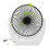 7-W Solar-USB-Campingventilator-Set mit Monokristall-Solarpanel 1