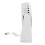 7-W Solar-USB-Campingventilator-Set mit Monokristall-Solarpanel 8